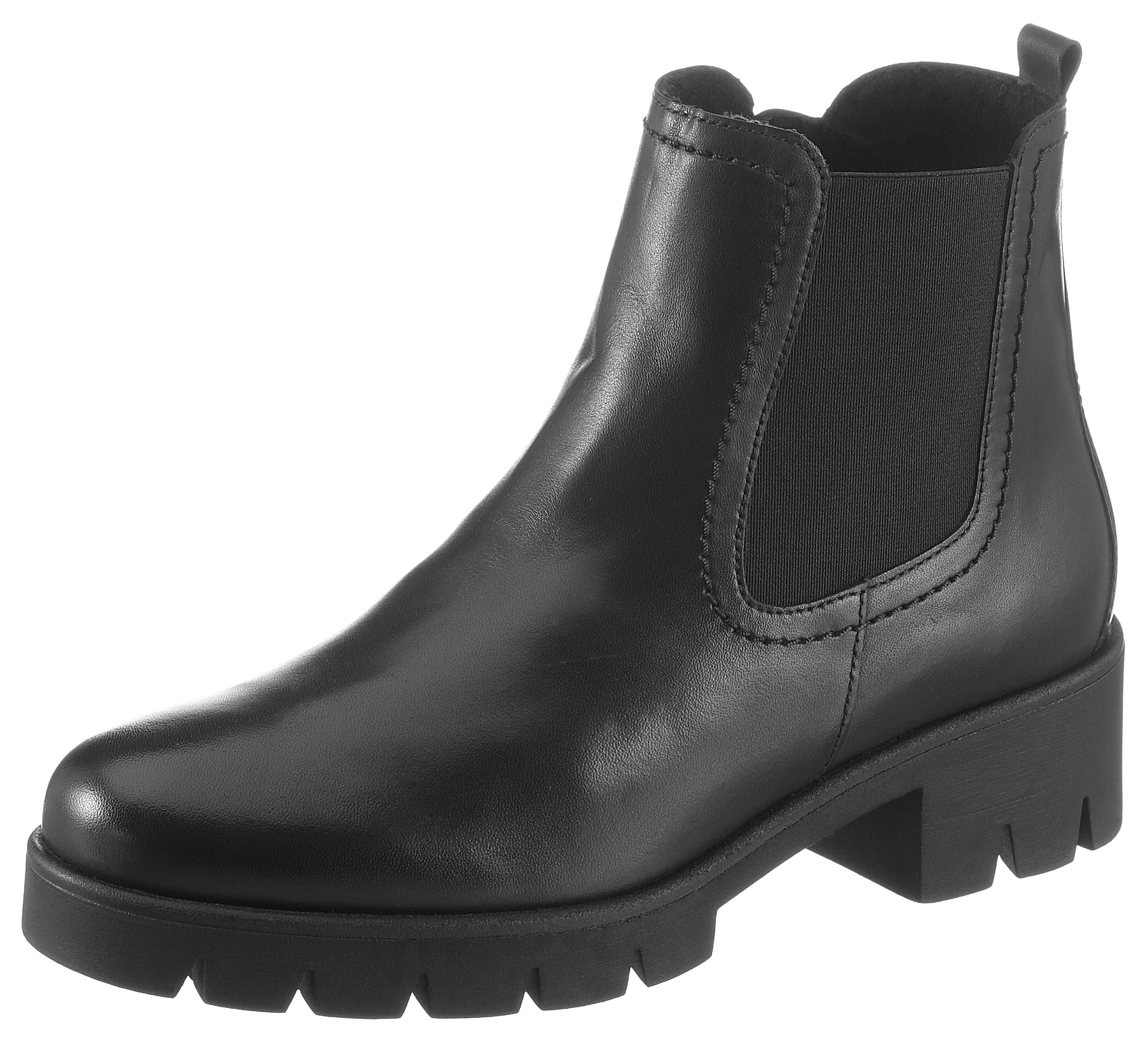 Gabor Chelseaboots  , Plateau, Herbstboots, Stiefelette mit angesagter Profilsohle