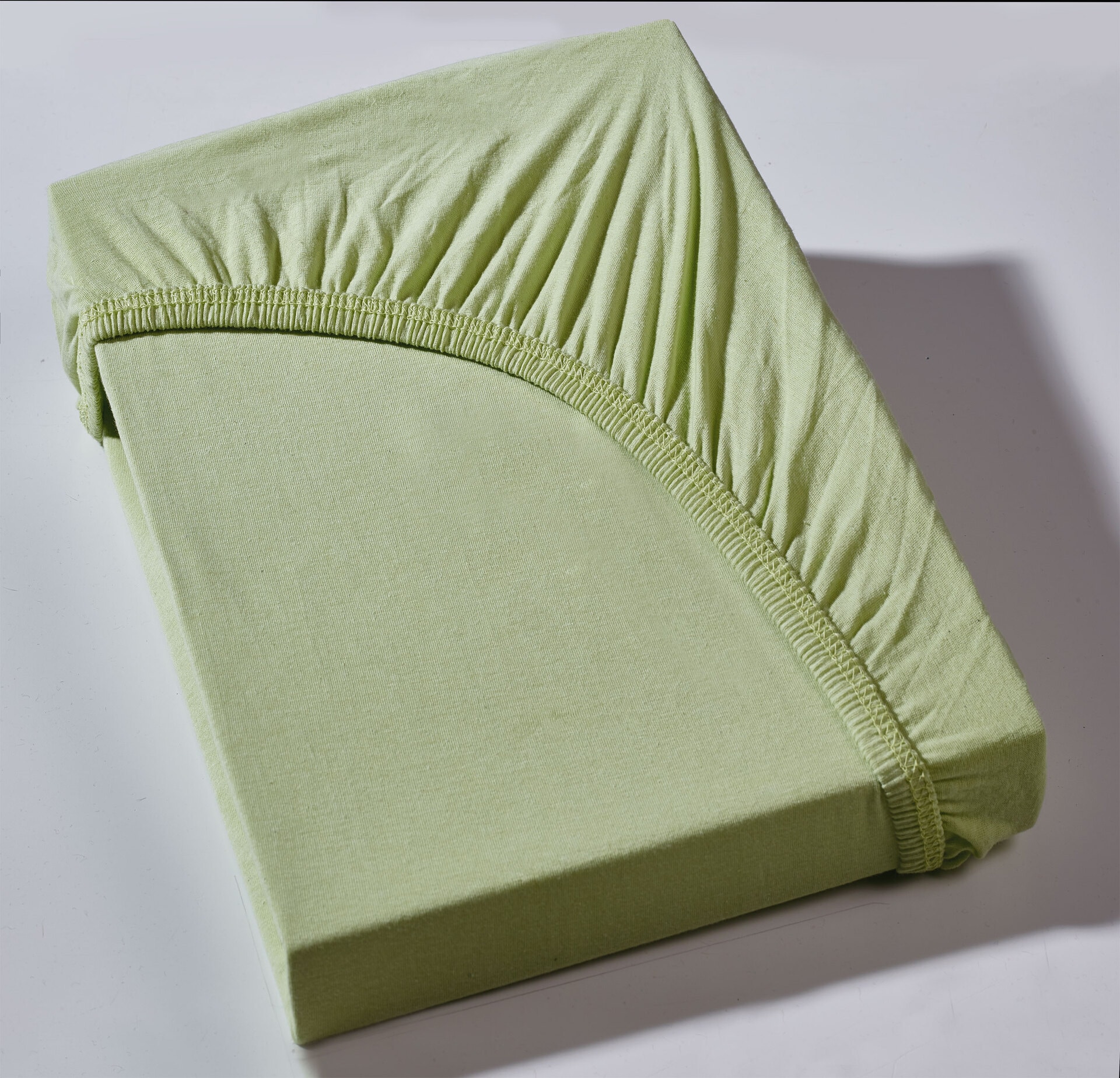 Vario Jersey-Spannbetttuch 140-160 x 200 cm limone