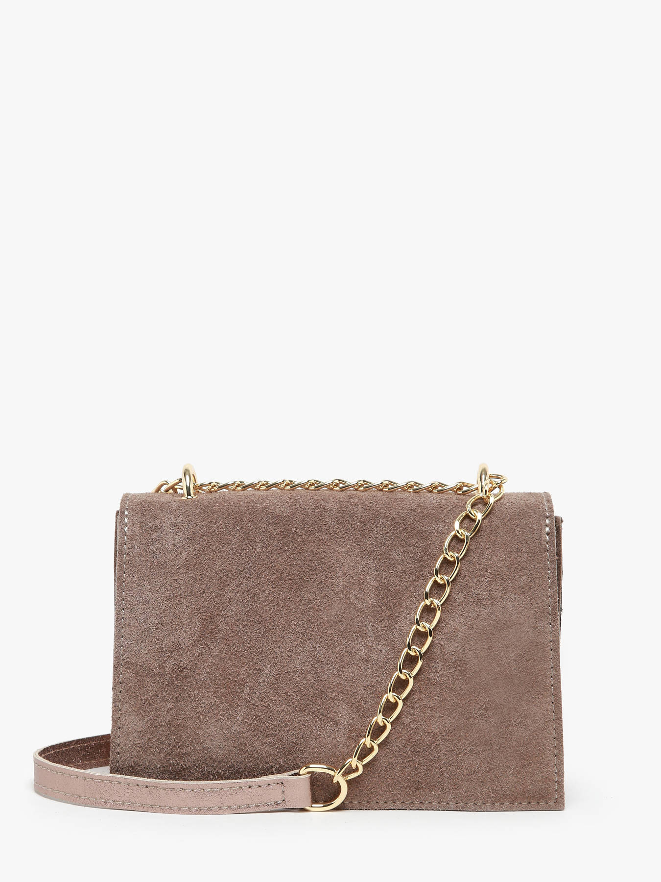 SAC BANDOULIERE Velvet cuir MILANO