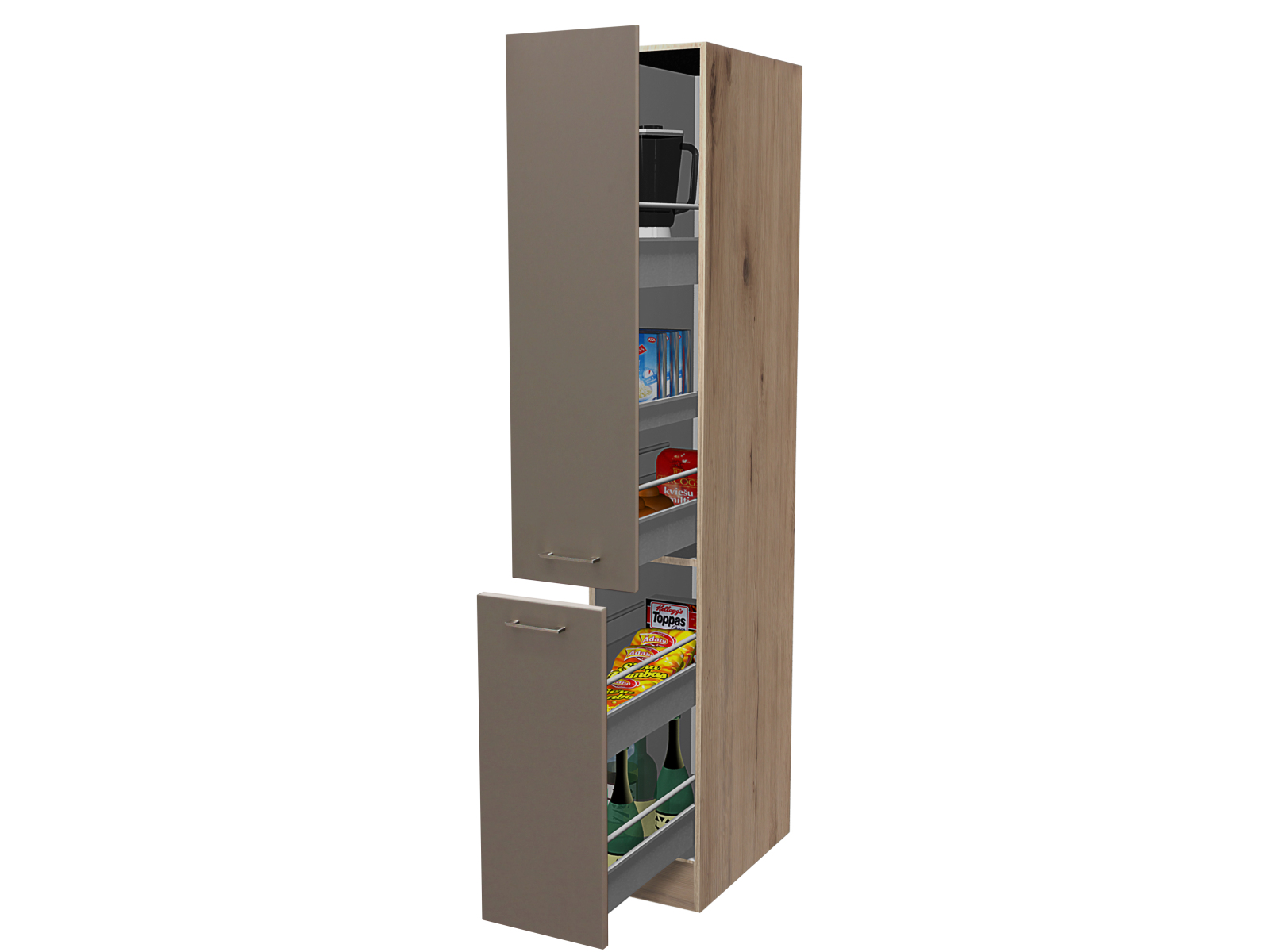 Apothekerschrank RIVA - Quarz-Cubanit-San Remo - 30 cm