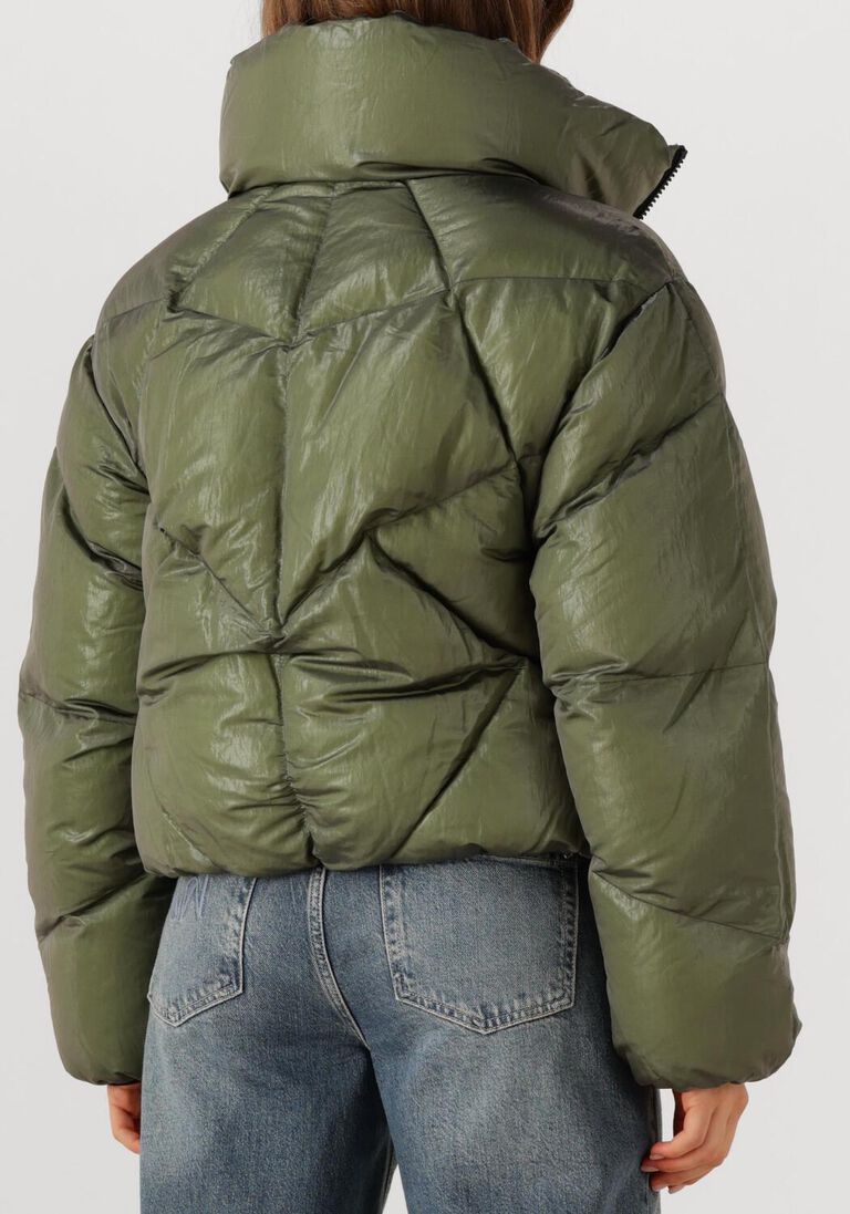 groene krakatau gewatteerde jas qw531