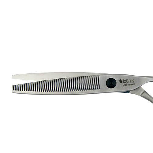 Tesoura de Escultura Ibanez Pleasure, 46 dentes, para cães e gatos, para tosa de cães.