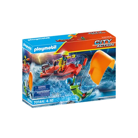 PLAYMOBIL® 70144 City ActionSeenot: Kitesurfer-Rettung mit Boot
