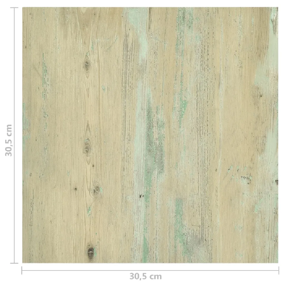 vidaXL Dalles PVC autoadhésives 1,86 m² - Marron clair