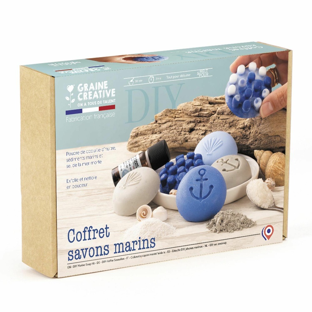 Coffret diy savons marins
