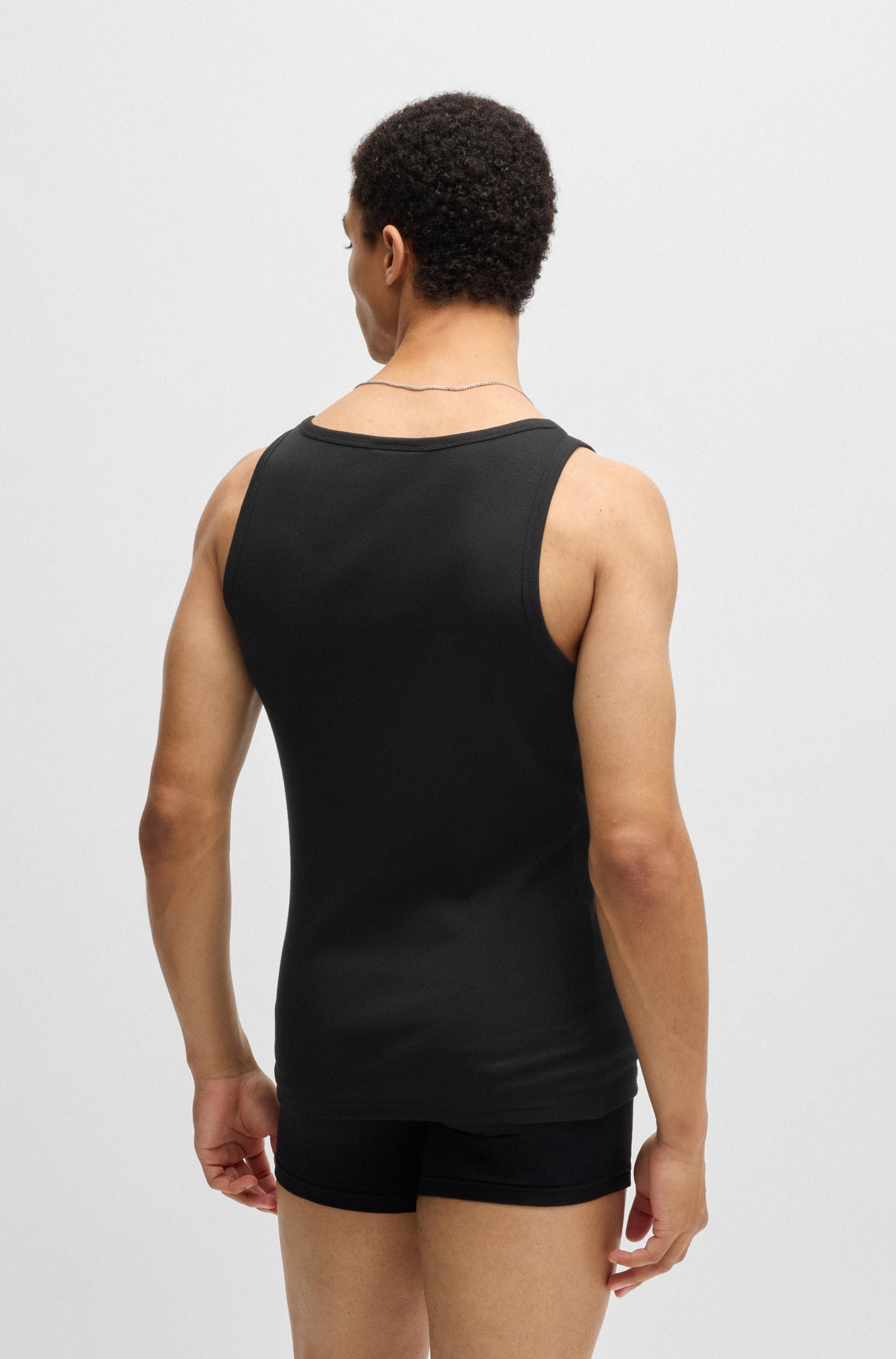 HUGO Underwear Tanktop »Twin Pack«, 2 Stk. mit Markenlabel in Kontrastfarbe