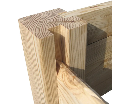 Houten bloempot 65 x 65 x 50 cm