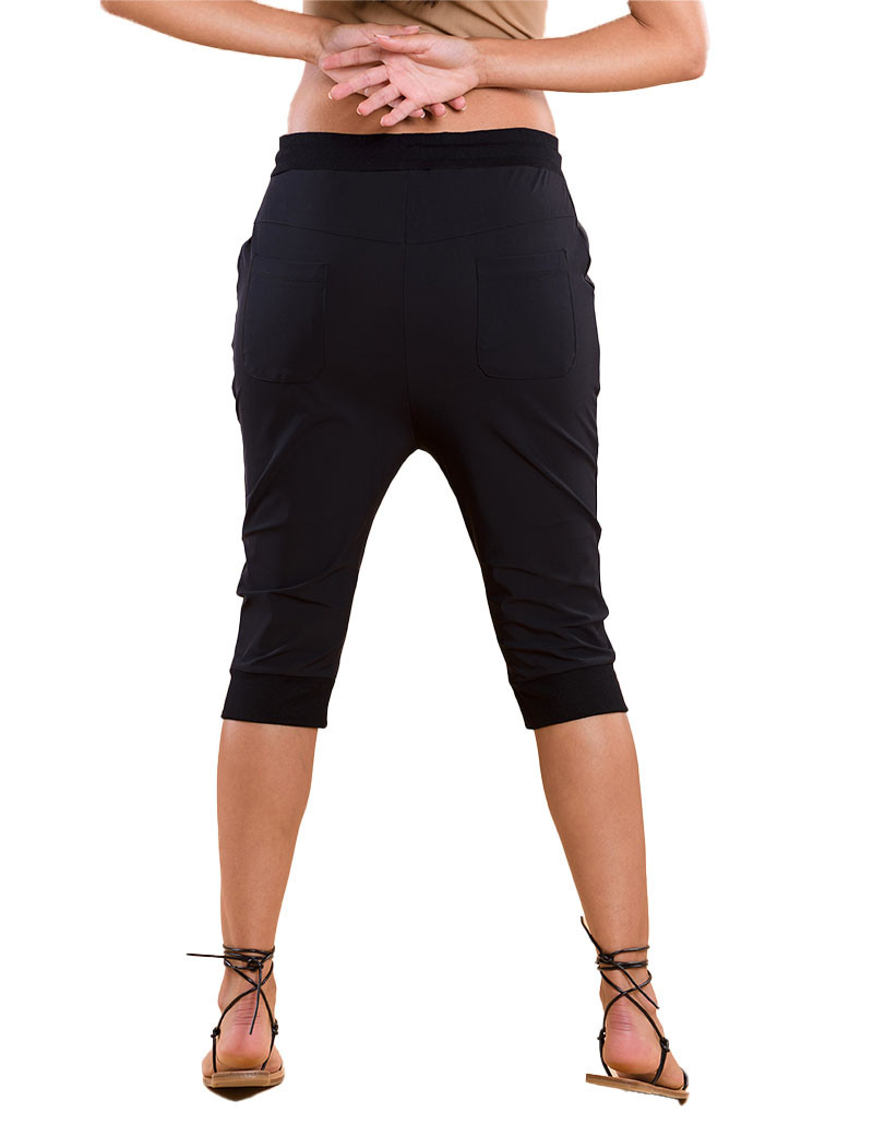 HBT SUNRISE MAILLE - JUNE PANTALON SAROUEL NOIR