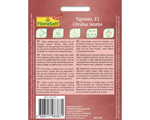 Watermeloen FloraSelf Select Groentezaden
