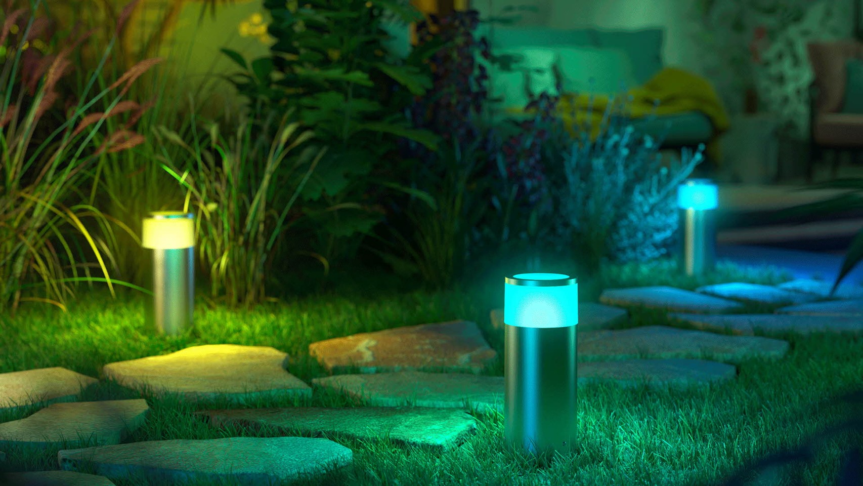 Philips Hue - Calla Outdoor Pedestal - White & Color Ambiance - S