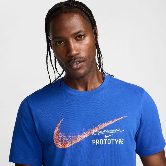 Nike Herre T-shirts DRI-FIT Founders Short Sleeve Tee Blå