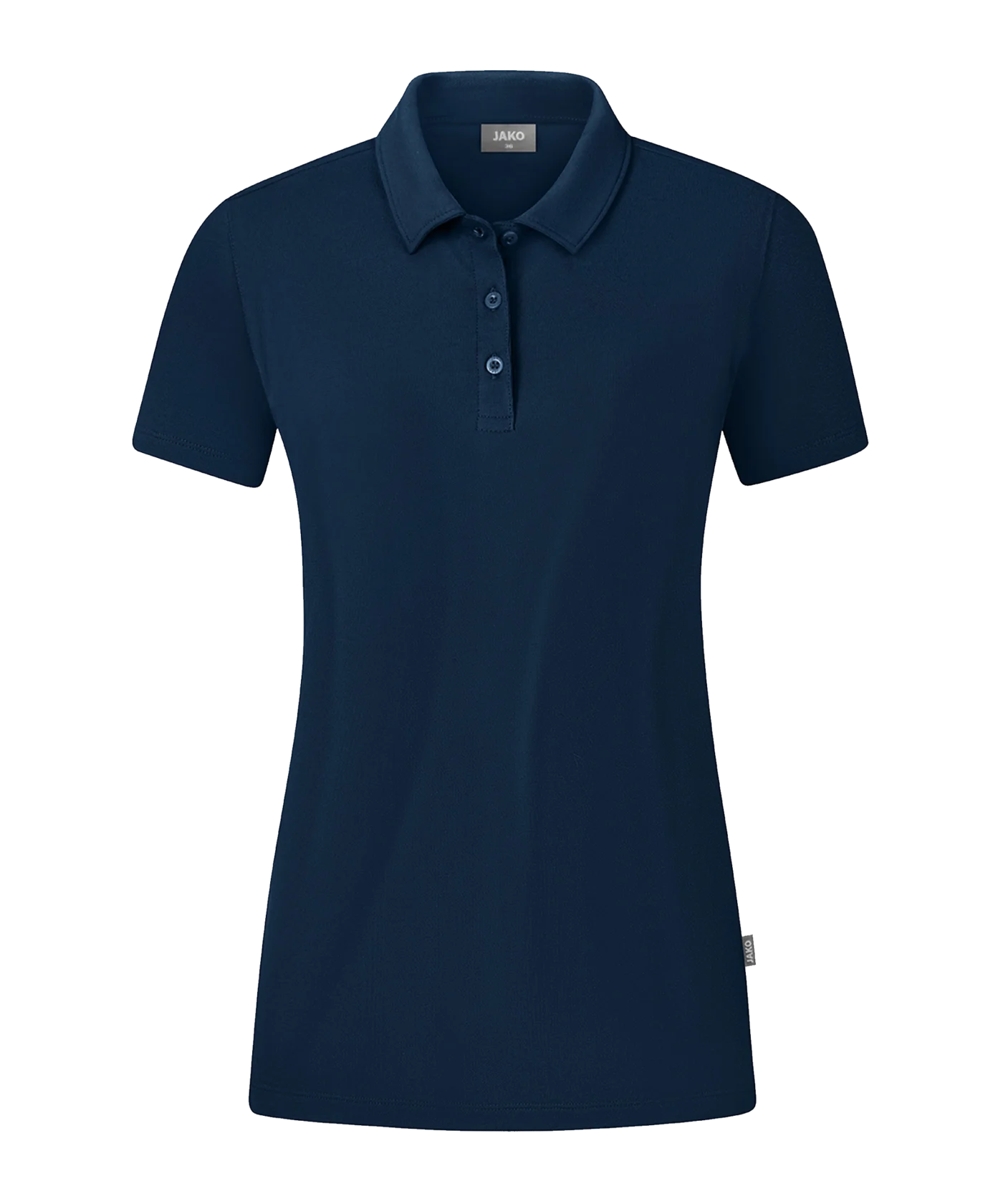 JAKO Organic Stretch Polo Shirt Damen Blau F900
