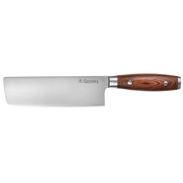Couteau Sayuto Pakka X50 modèle nakiri 17cm manche riveté Sayuto