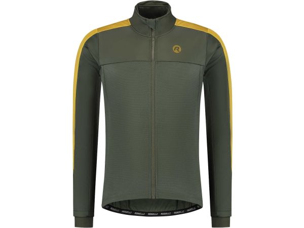 Rogelli Freeze Vinterjakke, Green/Mustard