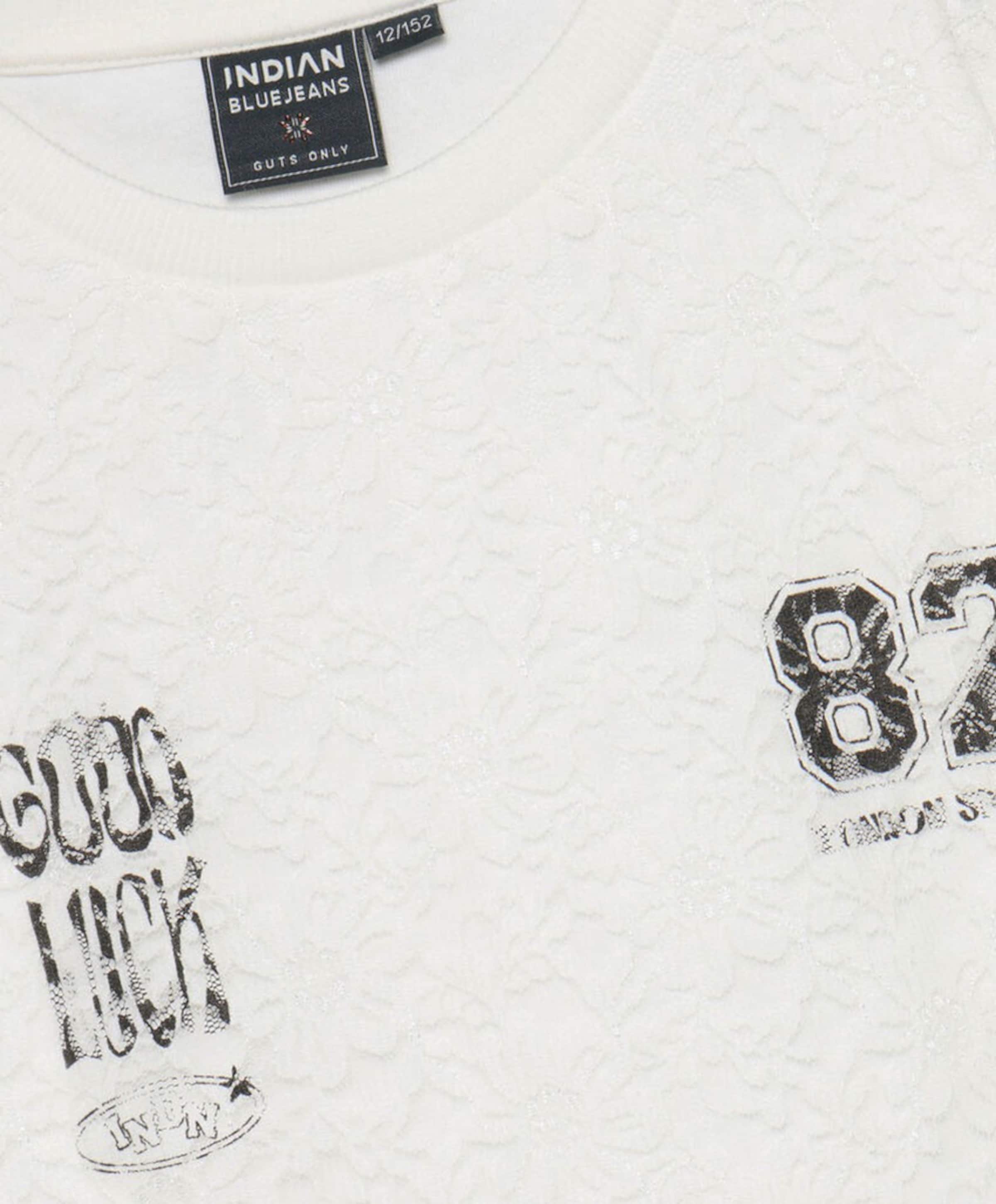 Indian Blue Jeans Meisjes longsleeve wit