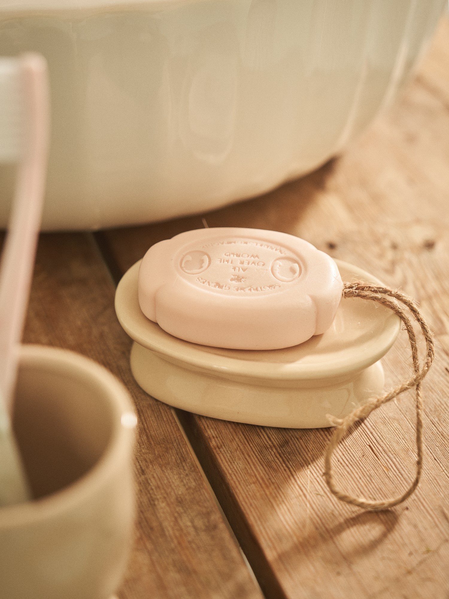 Sæbe på reb | 100 g. | Rose