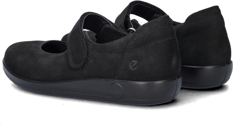 ECCO Soft 2.0 Mary-Jane zwart Synthetisch Dames