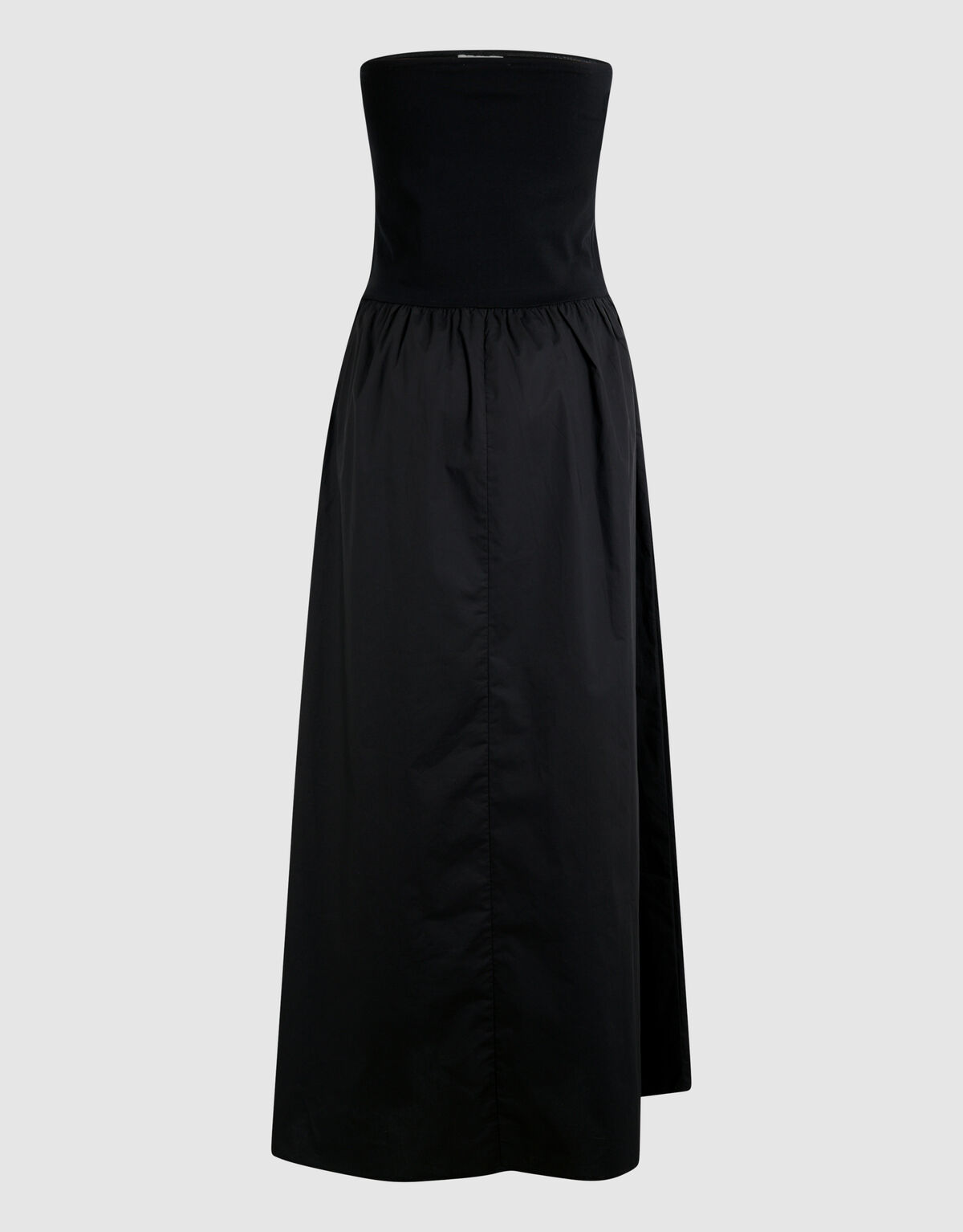 Strapless Maxi Jurk Zwart
