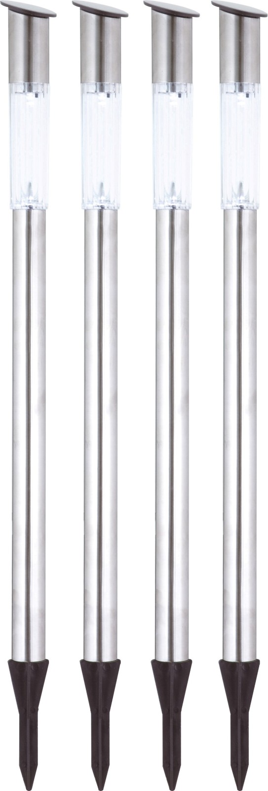 LED-Solarleuchten - Edelstahl - 70 cm