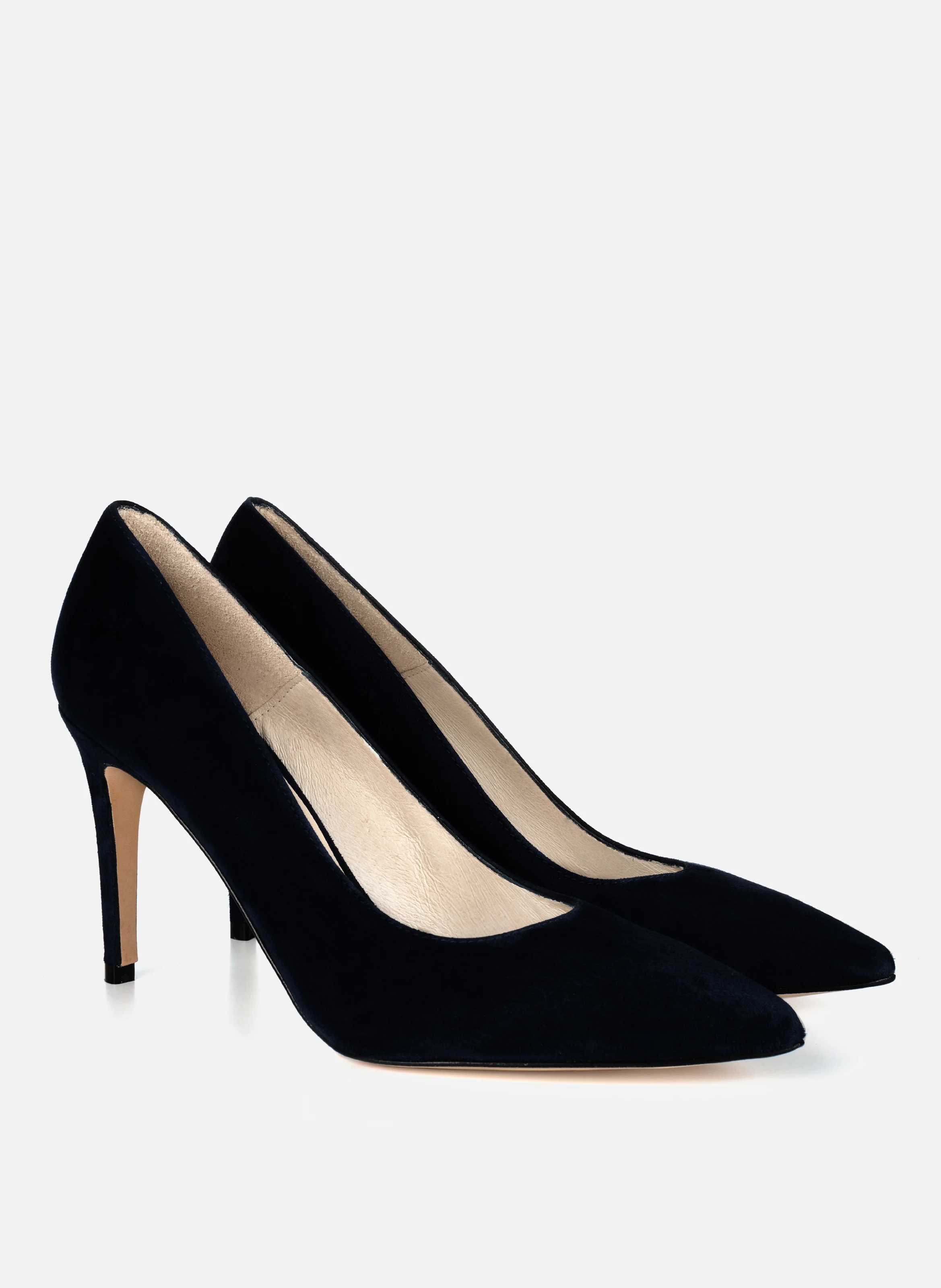 Escarpins classiques cuir daim | Noir