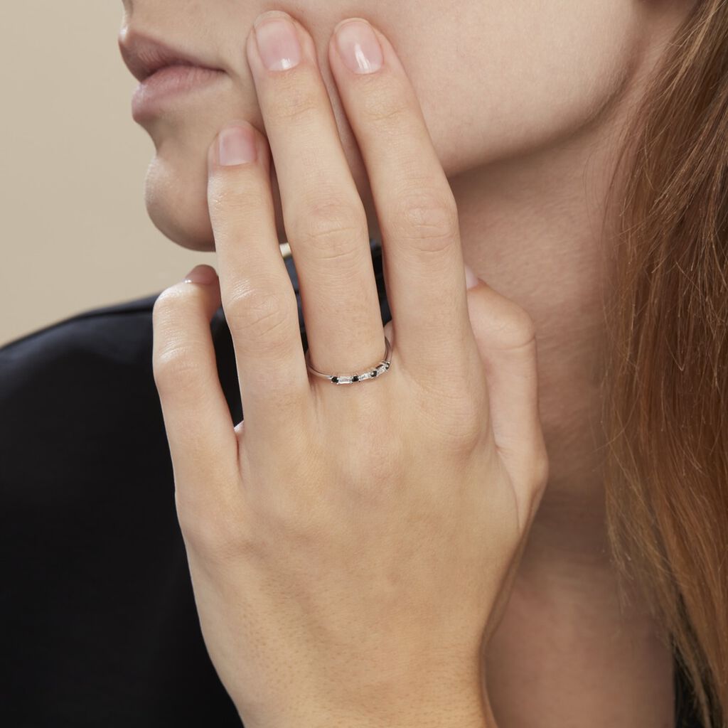 Bague Adriana Argent Blanc Oxyde De Zirconium