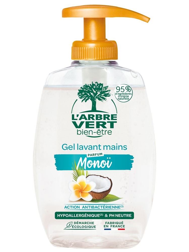 L'ARBRE VERT Handseife flüssig liq Monoï französisch Disp 300 ml