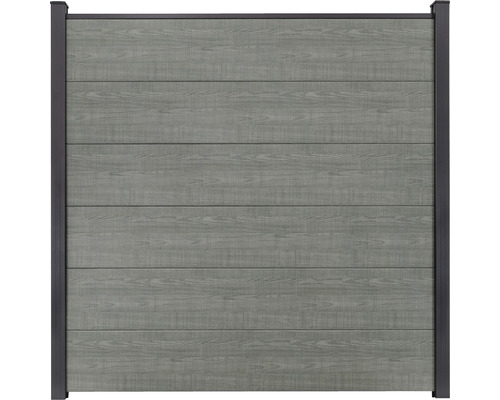 Hoofdelement GroJa BasicLine insteeksysteem zonder palen 180 x 180 cm Grey Ash Cut