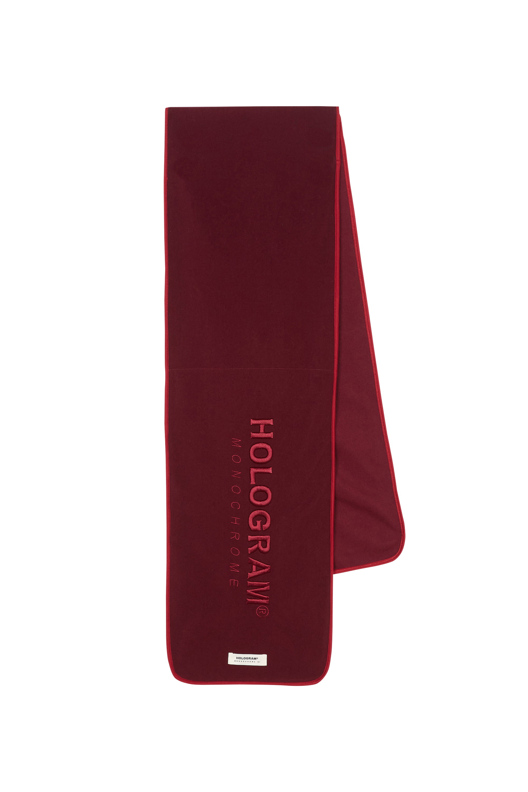 Hologram Echarpe Scarf Monochrome Rouge