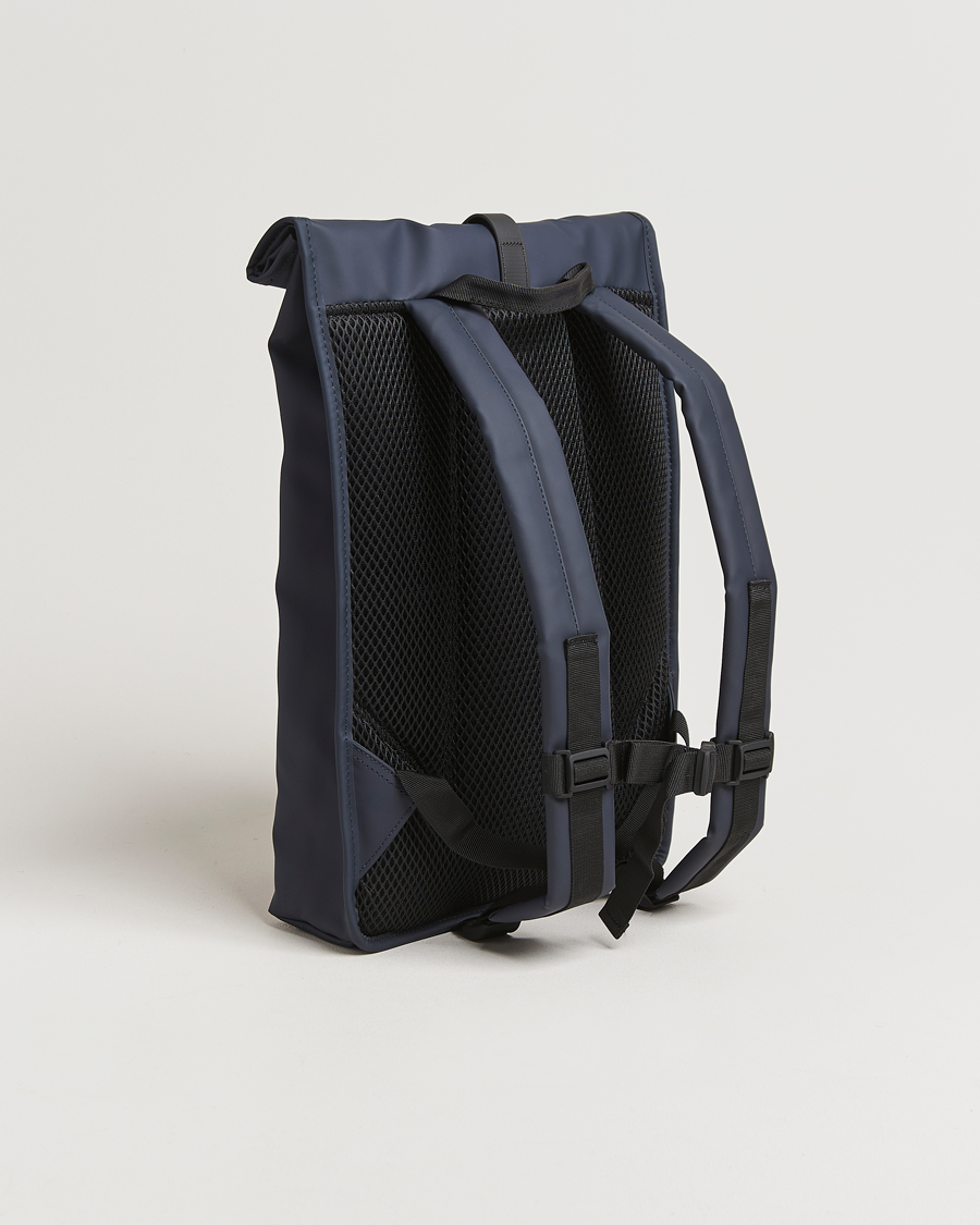 RAINS Rolltop Rucksack Navy