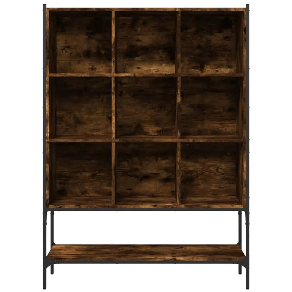 vidaXL - Boekenkast - Bruin - Bewerkt hout