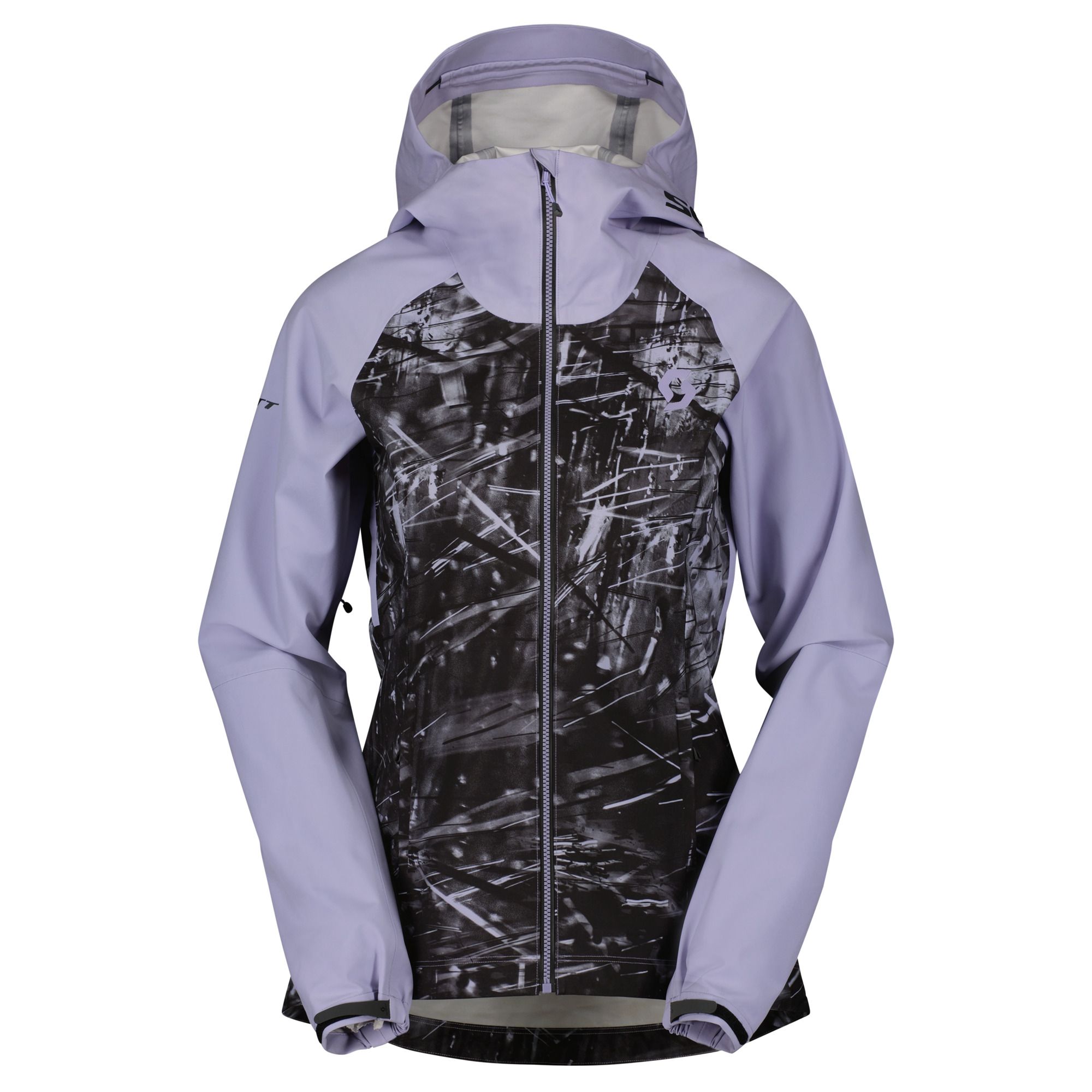 SCOTT Trail Storm Waterproof Jakke Sort/Lyslilla til Kvinder