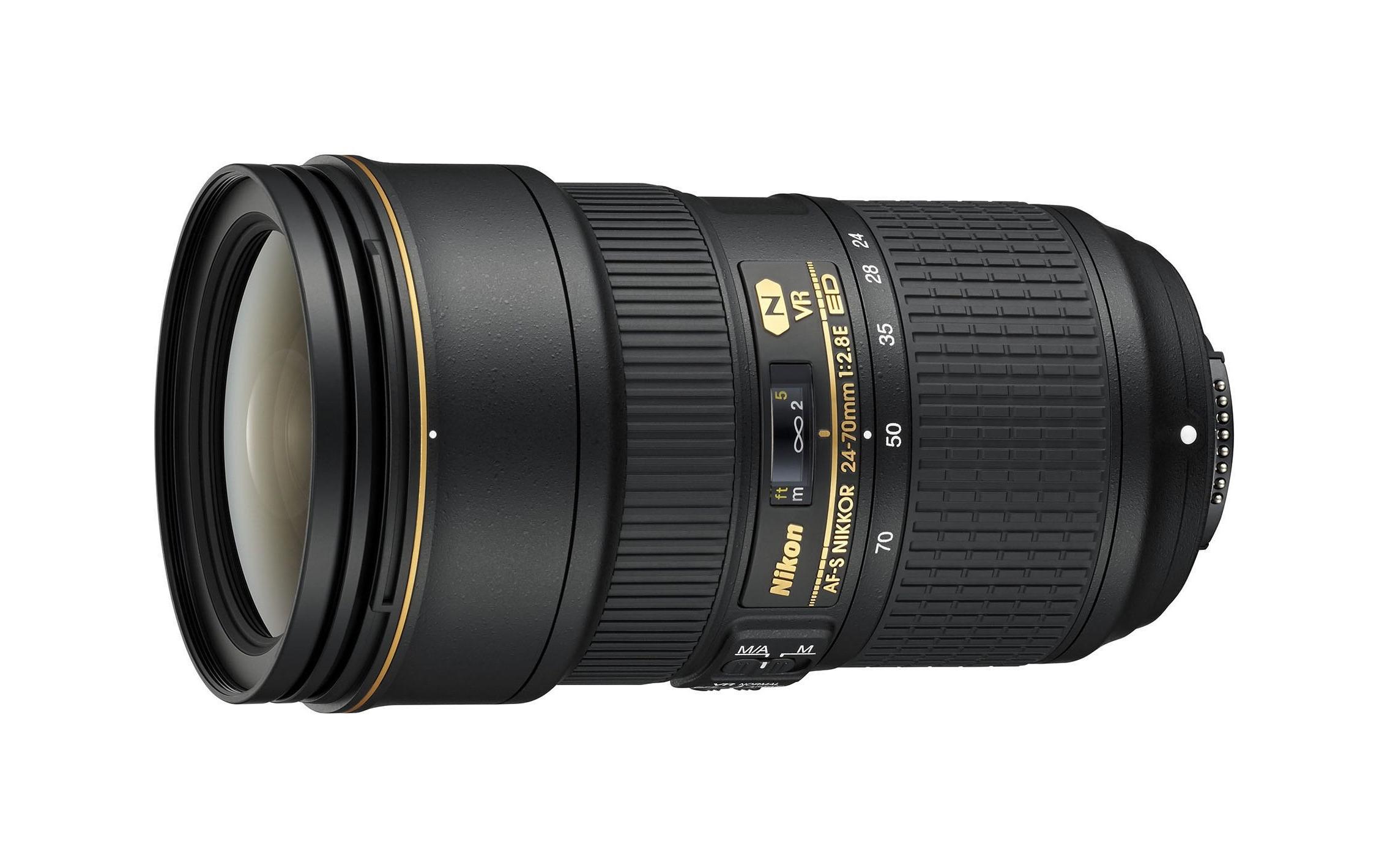 Zoomobjektiv AF-S 24-70mm F/2.8E ED VR Nikon F<br>AF-S NIKKOR 24-70 mm 1:2,8E ED VR