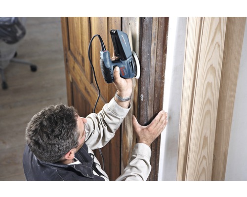 Bosch Professional GEX 125-1 AE excenterschuurmachine inclusief microfilterbox, 3 x C470 schuurbladen (Best for Wood + Paint) en draagtas