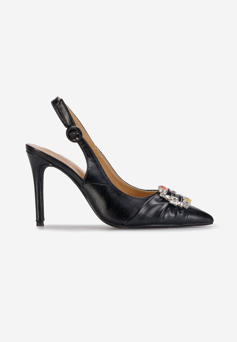 Chaussures avec strass noirs Zorita