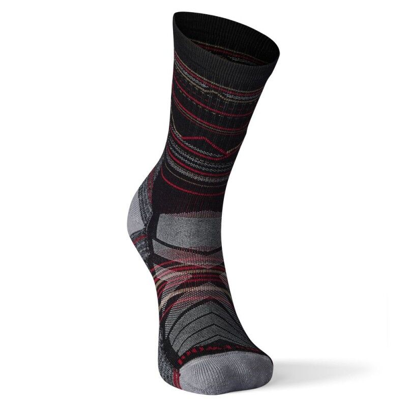 Performance Hike Light Cushion Mountain Range Pattern Crew - Chaussettes randonnée