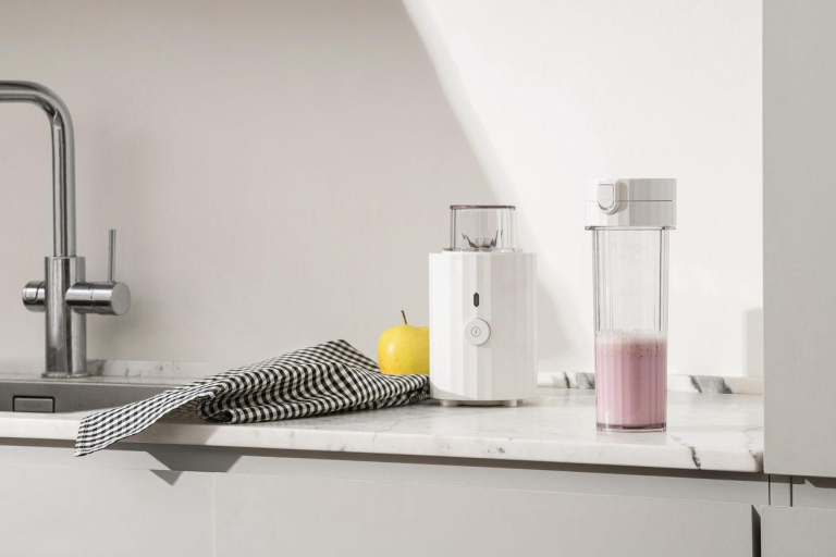 Alessi Plissé blender beker groen