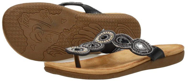 Sub55 Teenslippers zwart