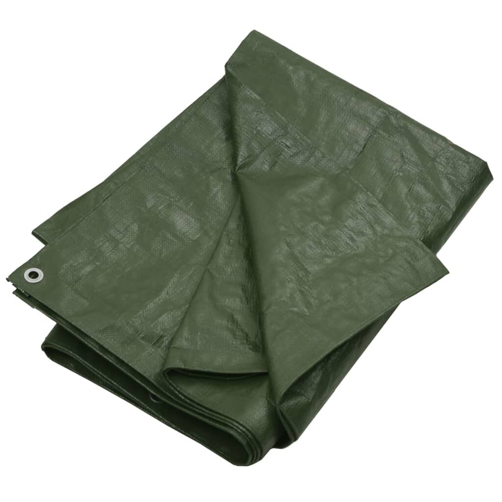 vidaXL Zeildoek, 180 g/m², 2x3 m, groen, HDPE