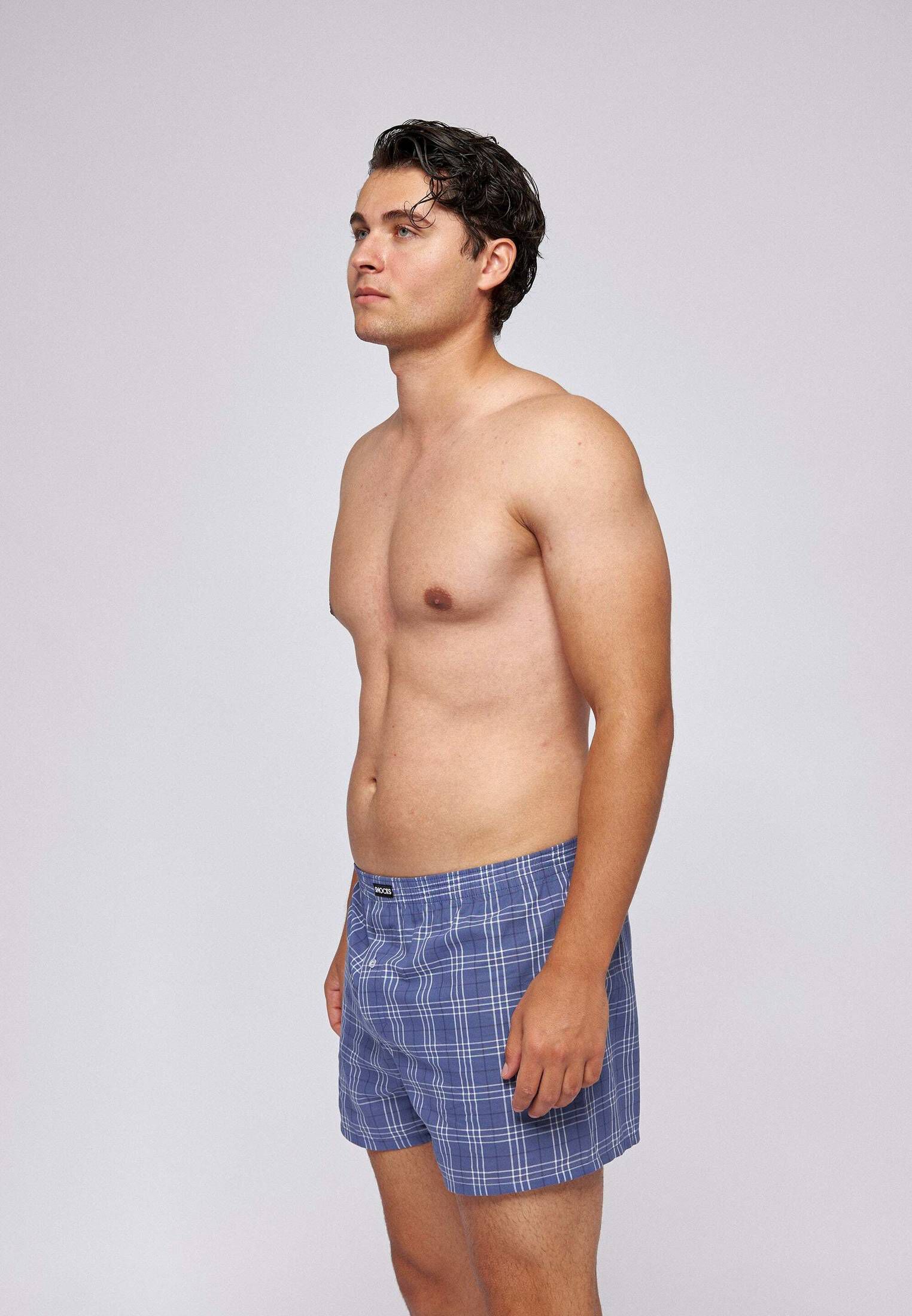SNOCKS| Herren American Boxershorts im 3er Pack