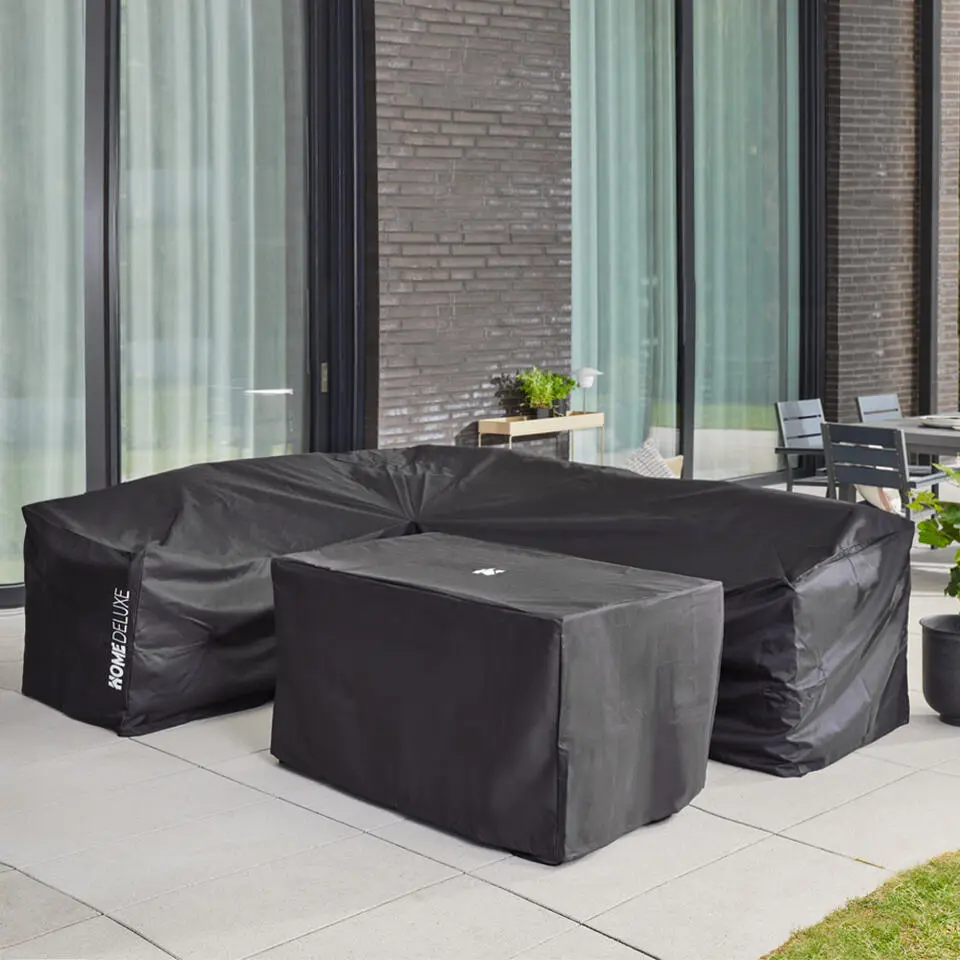 HOME DELUXE BAHIA loungeset met regenhoes - Grijs