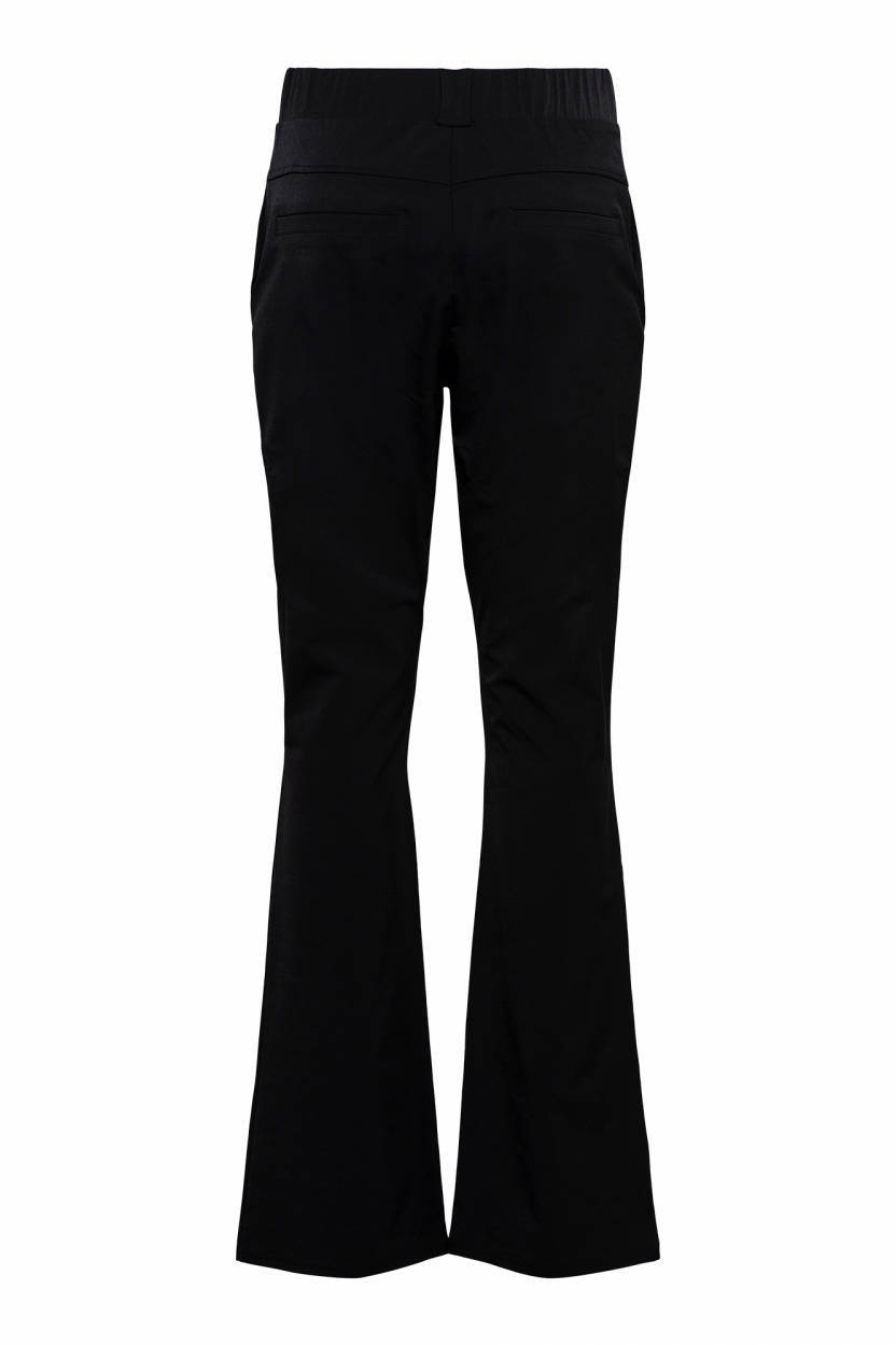 &Co Woman flared broek van travelstof PENELOPE FLARE TRAVEL zwart