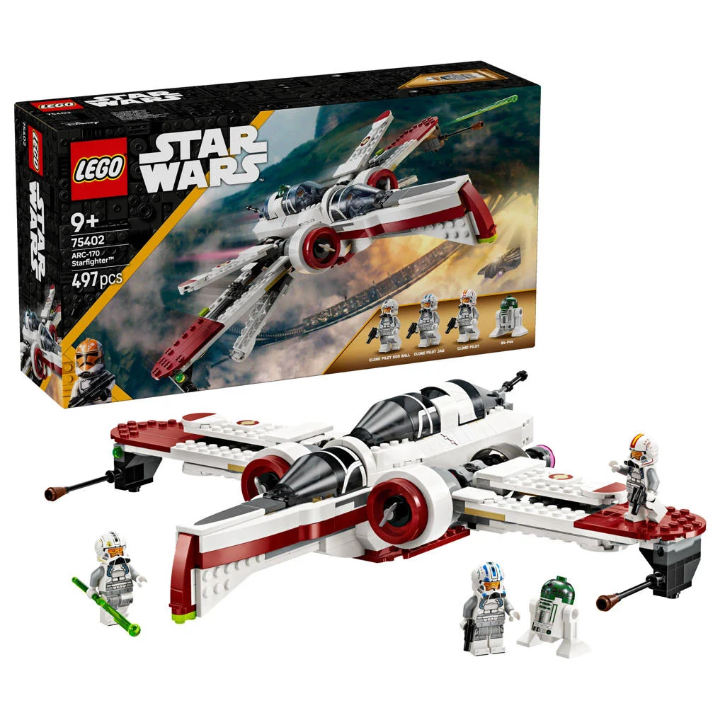 Geen waar voor je geldARC-170 Starfighter™ bouwspeelgoed 75402