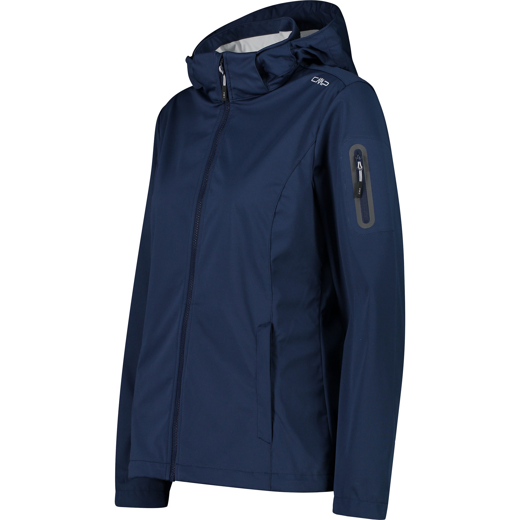 CMP Zip Hood Softshelljacke Damen blau