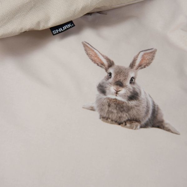 Snurk Bunny Dekbedovertrek – 140 x 200/220 cm – Beige