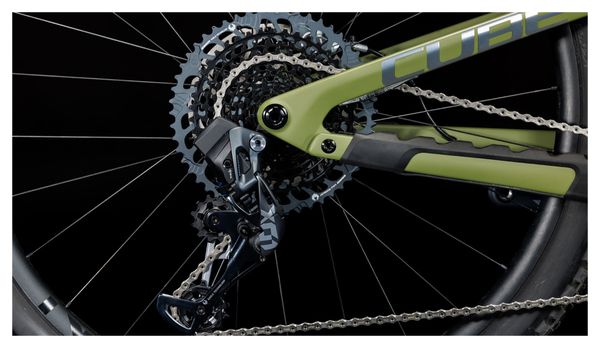 VTT Tout-Suspendu Cube Stereo One55 C:62 TM 29 Sram X01 Eagle AXS 12V 29'' Vert Olive 2024