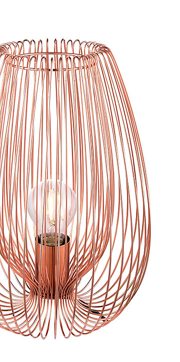 Lampe à poser Dharug E27 IP20 cuivre