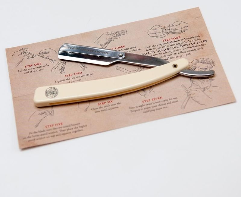 Captain Fawcett - Disposable Blade Straight Razor - Scheermesje - Stijlvolle Geschenkverpakking
