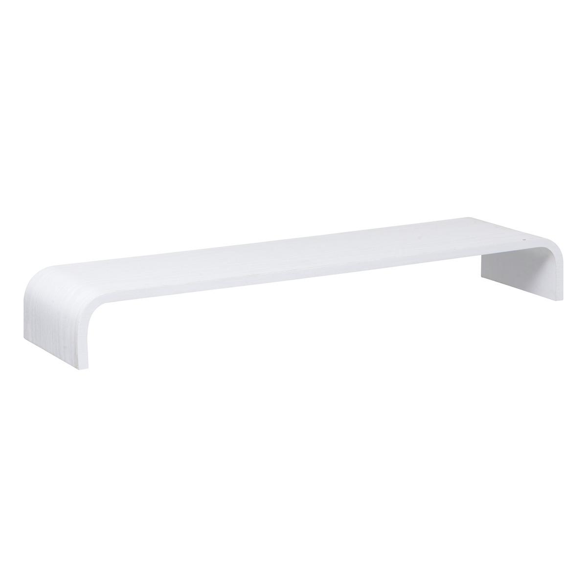 ETAGERE MURALE COURBEE FIXY 80CM BLANC