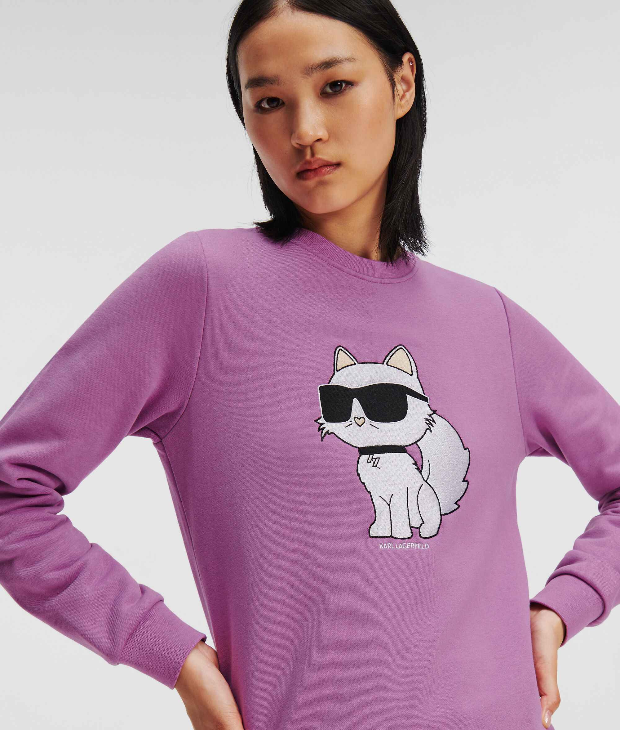 SWEAT-SHIRT CHOUPETTE KARL IKONIK