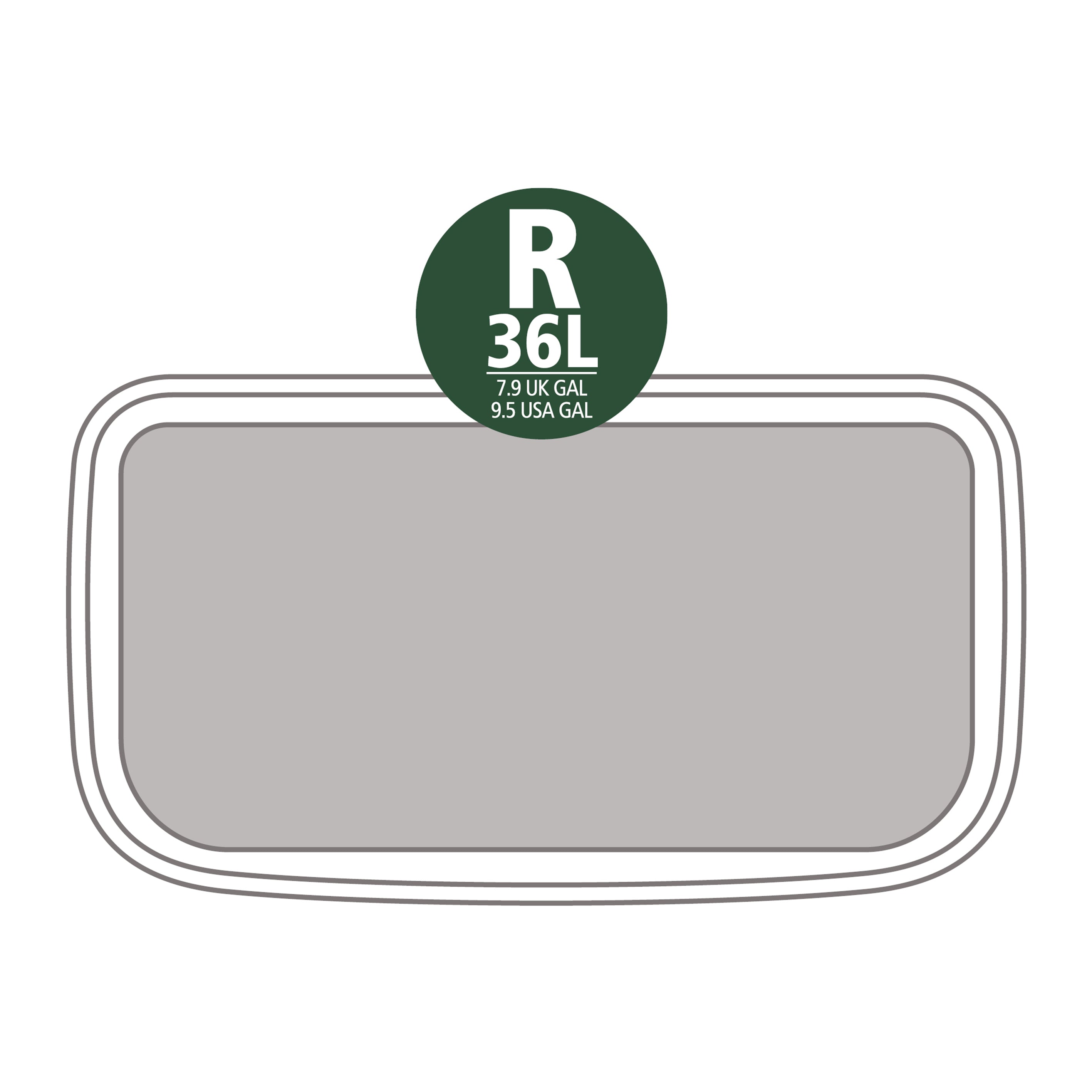 Brabantia Bo Touch Bin Afvalemmer 36 Liter - Confident Grey